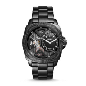 Watch strap Fossil BQ2210 Steel Black 24mm
